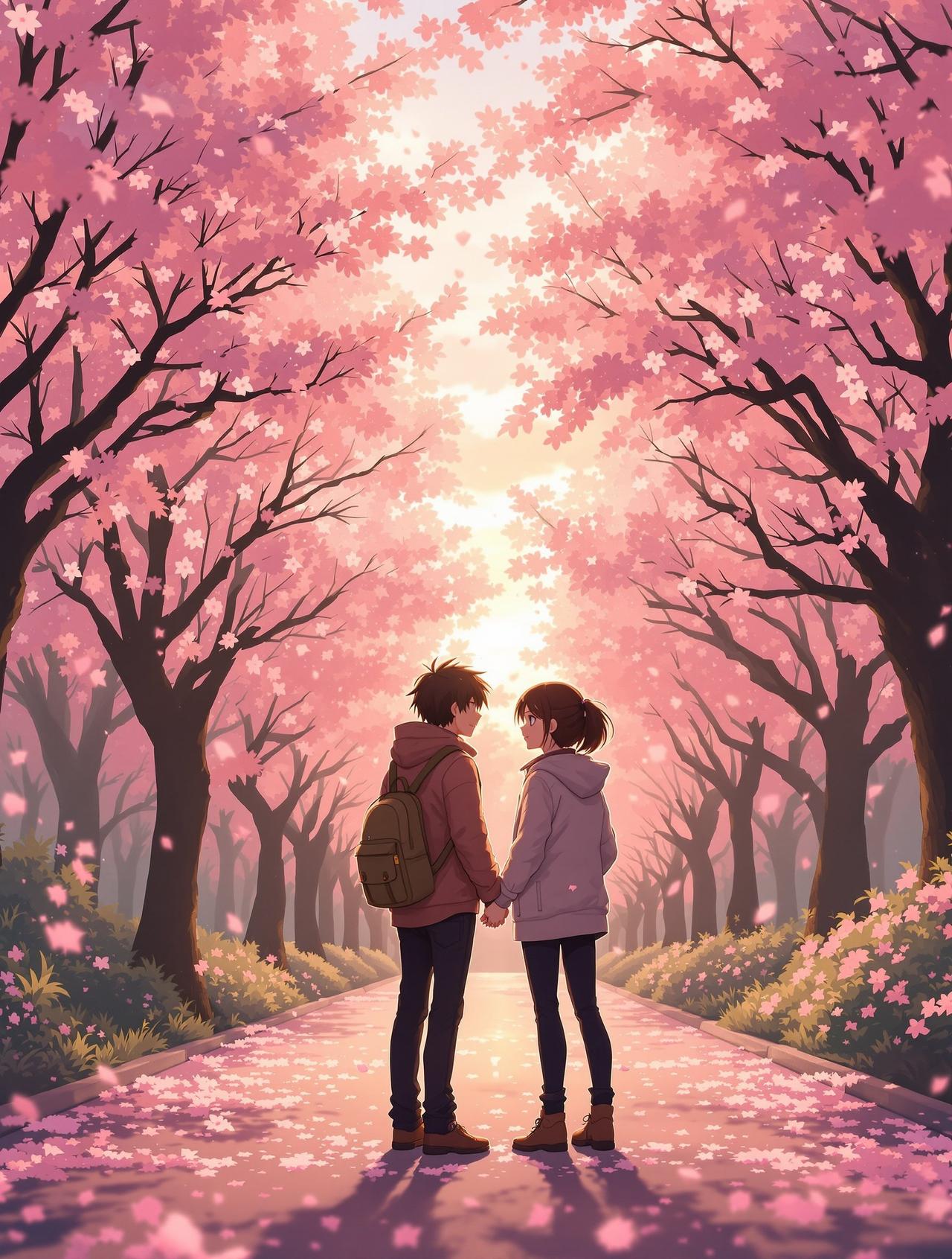 天堂漫画 - 樱花树下的约定
